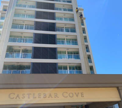 Castlebar Cove apartment building entrance | McAuliffe Painting
